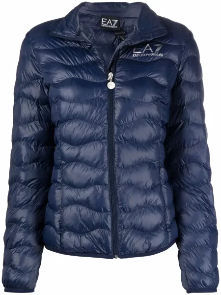 Geacă Ea7 Emporio Armani cu imagine albastru