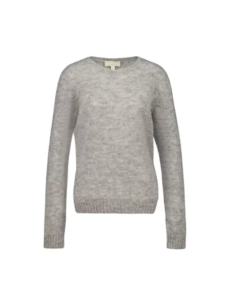 Sweter 120% Lino z kaszmiru szary