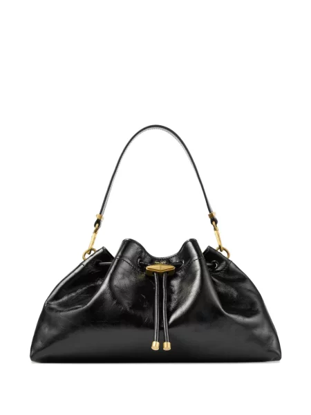 Geantă Jimmy Choo cu cordon negru