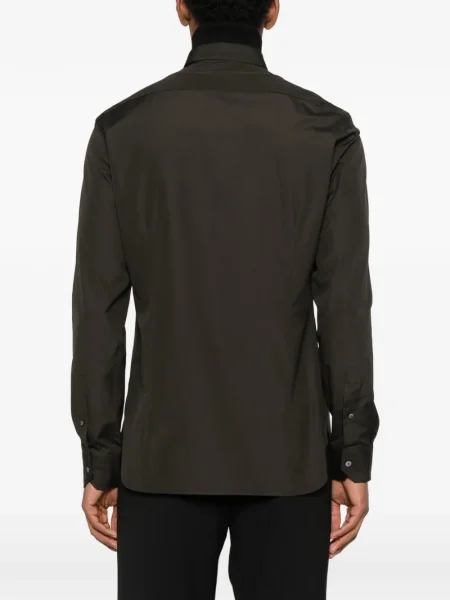Cămașă Zegna clasică verde