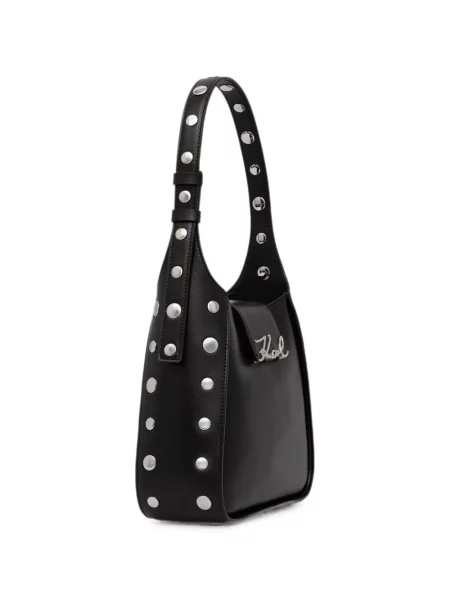 Shopper kabelka Karl Lagerfeld s autogramem černá