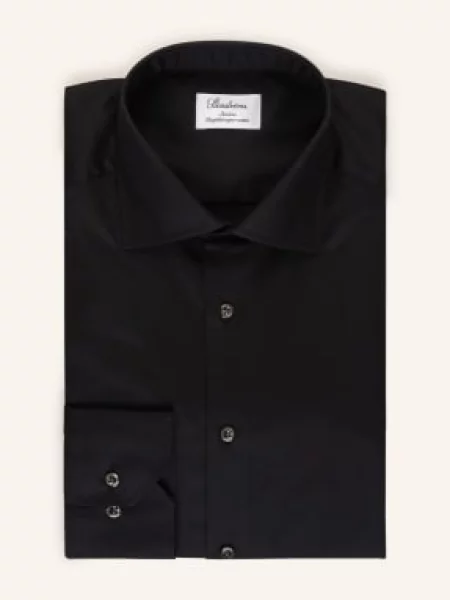 Stenströms Koszula Slimline schwarz czarna