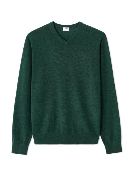 Pulover Celio de lână verde