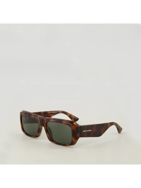 Okulary przeciwsłoneczne Saint Laurent brązowe