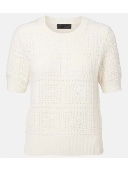 Pulover Nili Lotan din cașmir alb