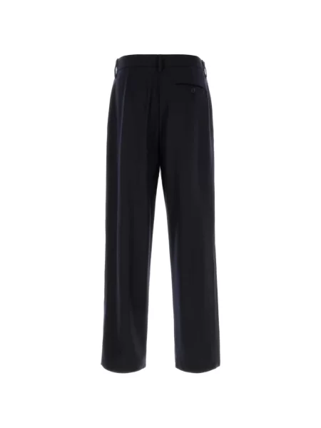 Vilnonės kelnės Emporio Armani mėlyna
