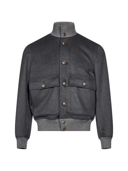 Geacă bomber Brunello Cucinelli gri