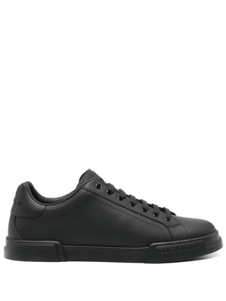 Sneakerși Dolce & Gabbana din piele negru