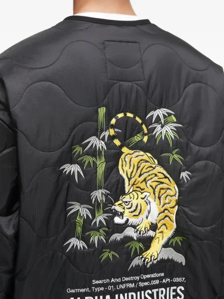 Geacă bomber Alpha Industries negru