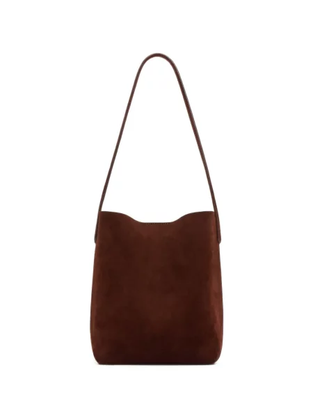 Τσάντα shopper Mansur Gavriel σουέτ καφέ
