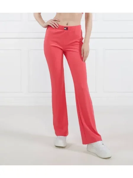 Tommy Jeans Nadrág | flare fit rózsaszín