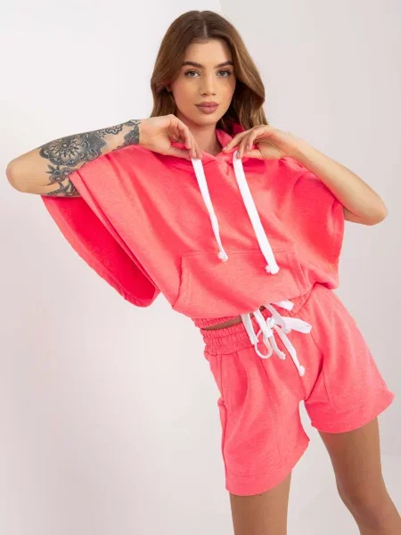 Komplet dresowy Ex Moda różowy