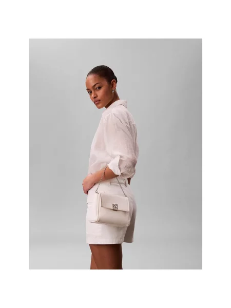 Geanta crossbody Calvin Klein alb