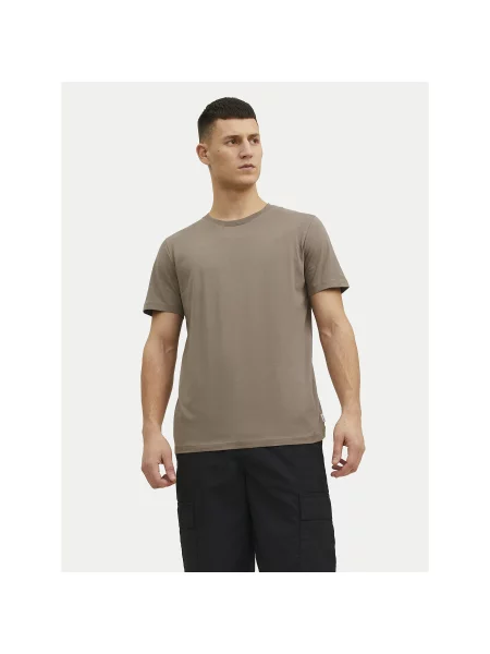 Jack & Jones T-Shirt Basic Regular Fit μπεζ