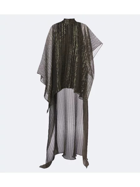 Rochie Taller Marmo asimetrică din organza verde