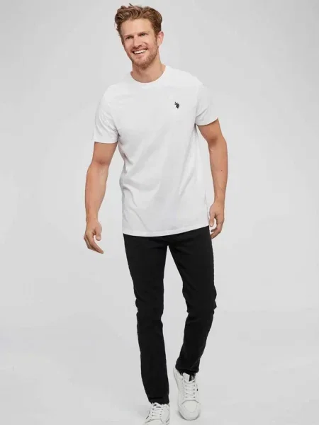 U.S. POLO ASSN. Cămașă UMArjun' alb