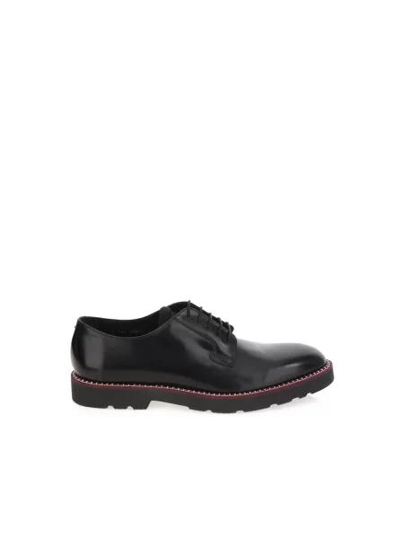 Derby Ps By Paul Smith skórzany czarny