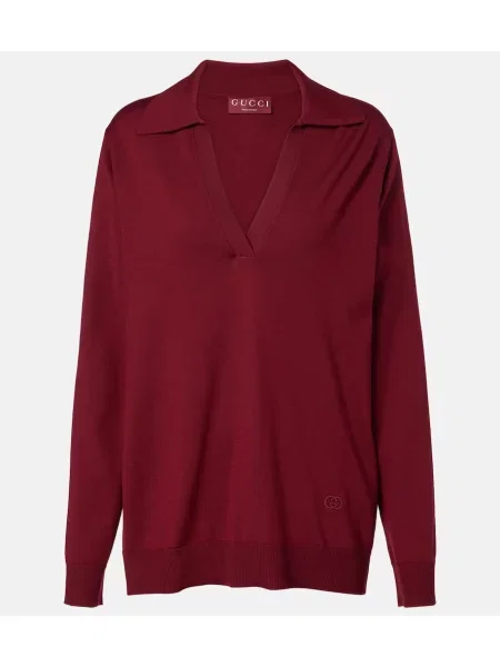 Pulover Gucci de lână bordo