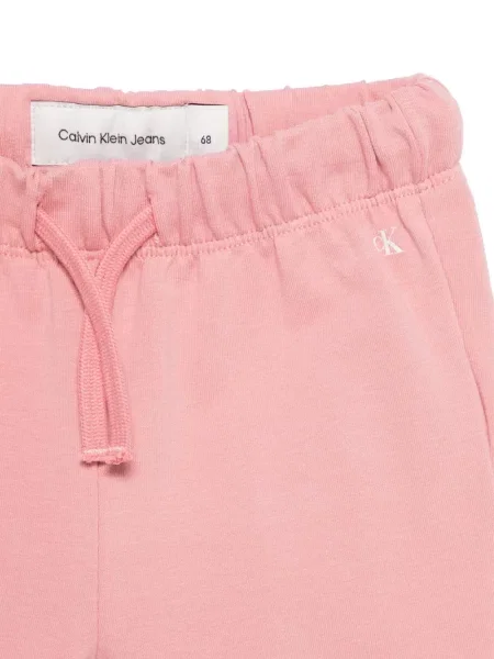 Komplet dresowy dziecięcy Calvin Klein różowy