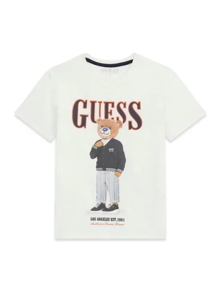 Guess Tricou alb