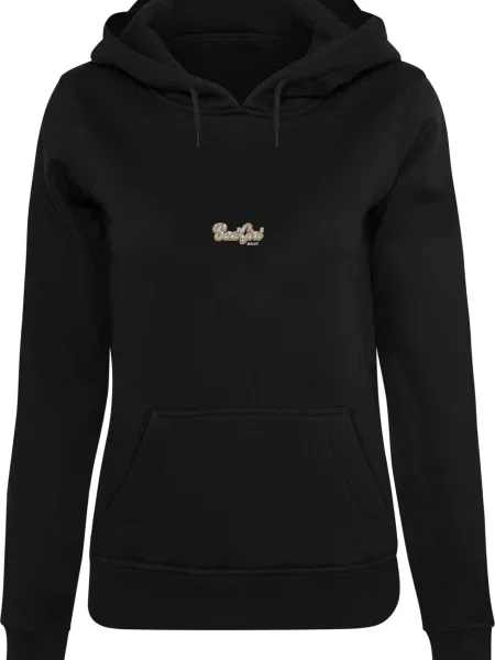 Mister Tee Mikina BadGirl Bang tělová / hořčicová / pink černá
