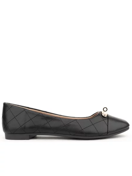 Balerinki Stella New York eleganckie czarne