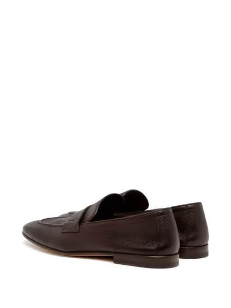 Pantofi loafer Bally din piele maro