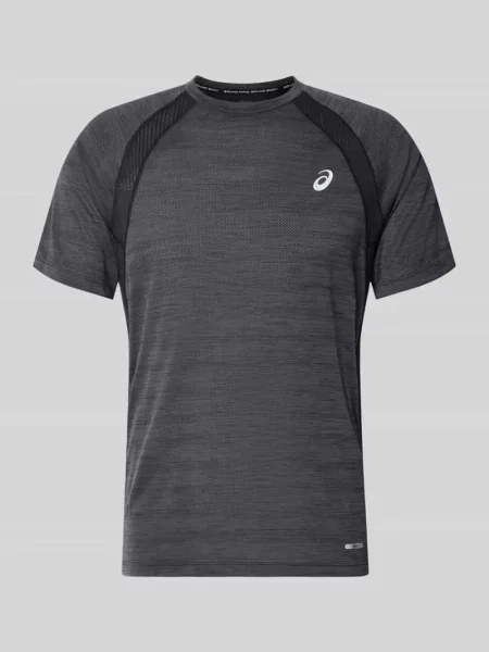 T-shirt o kroju regular fit z nadrukiem z logo model Road' Asics Tiger czarna
