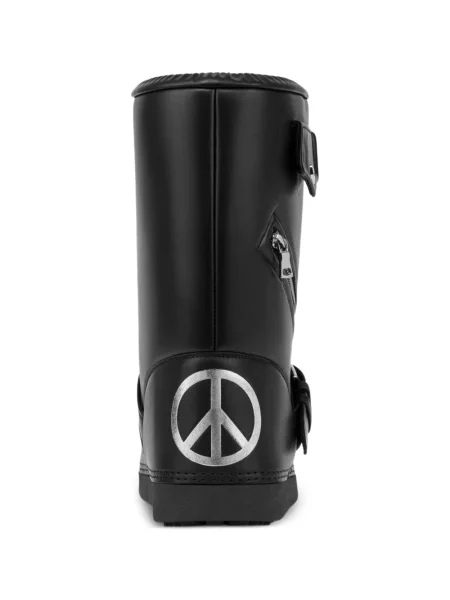 Botine Love Moschino cu cataramă negru