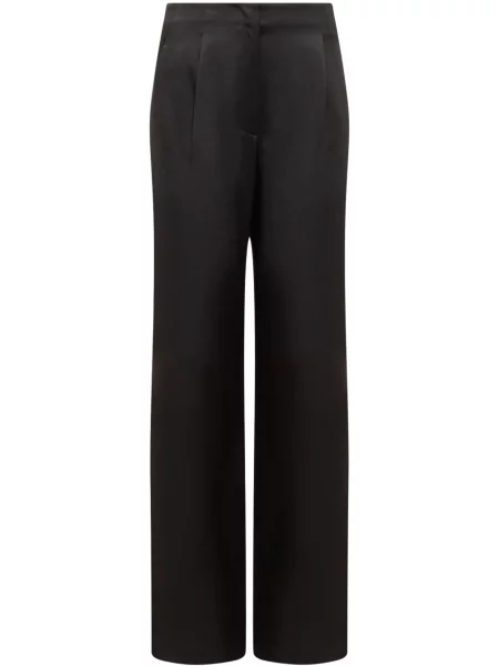 Pantaloni Msgm din satin negru