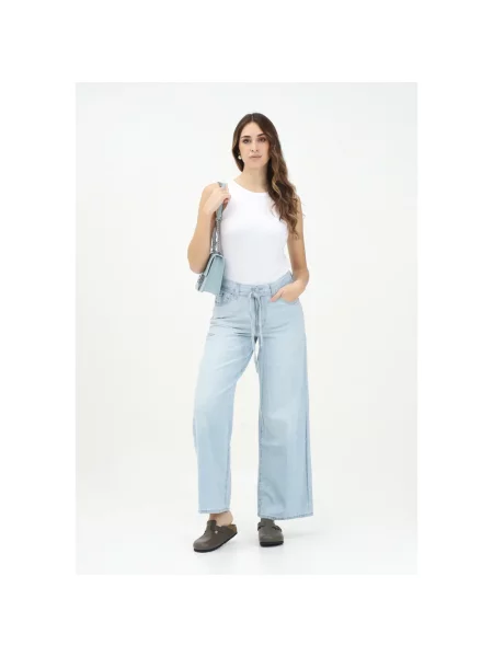 Levi's jeansy medium waist XL STRAIGHT niebieskie