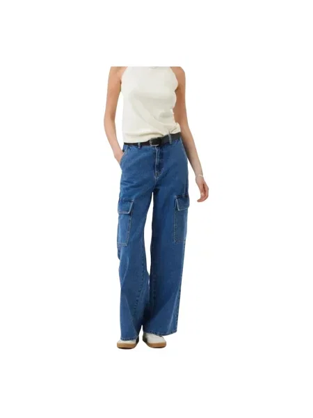 Jeansy Minimum niebieskie