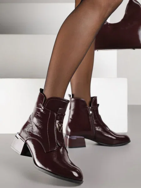Botine Nuneffa Bordo
