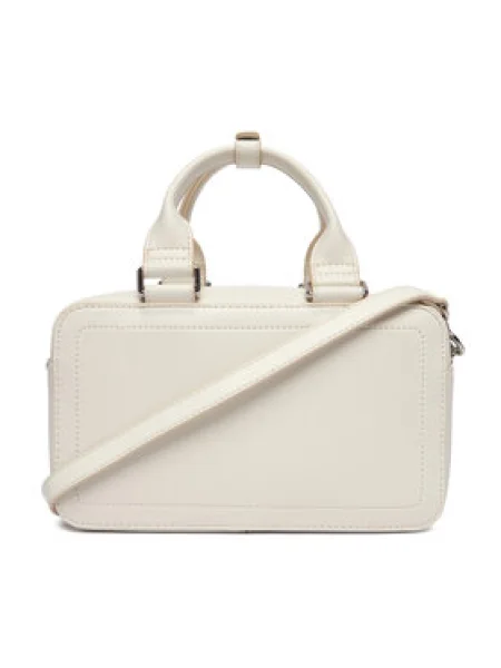 Calvin Klein Kézitáska BOLD ELONGATED MINI gyapjúfehér fehér