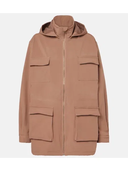 Geacă The Upside din fleece maro