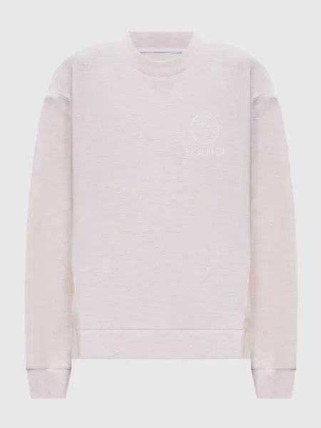 Меланжевий світшот з логотипом Peserico бежевий