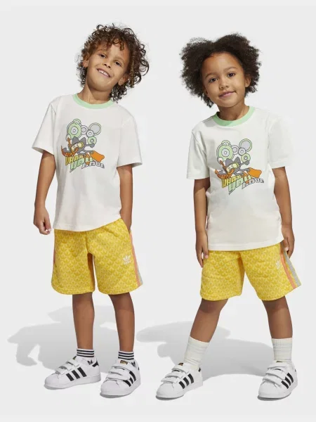 Дитячий Спортивний костюм adidas Graphic Print білий