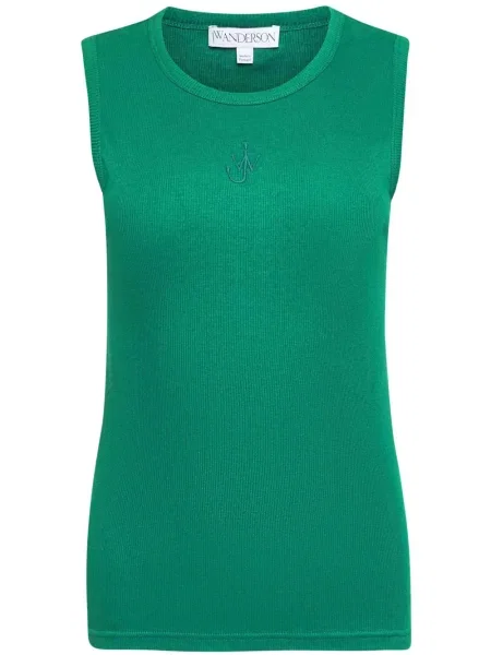 Top Jw Anderson cu autograf verde