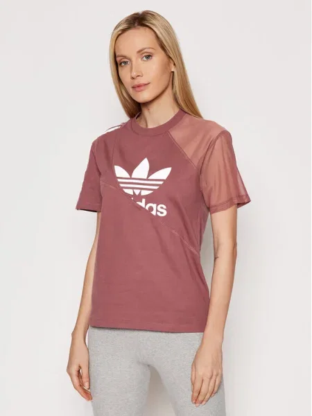 Adidas Póló adicolor Split Trefoil rózsaszín