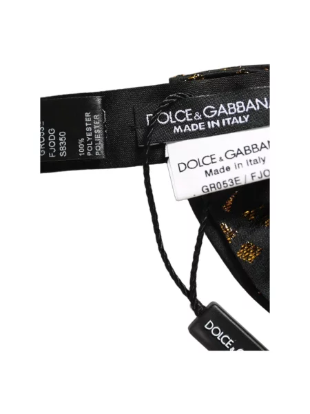 Krawat Dolce And Gabbana czarny