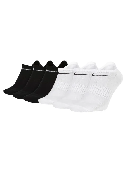 NIKE Sportovní ponožky černá bílá
