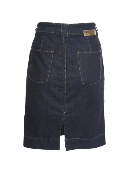 Fustă din denim Boss albastru