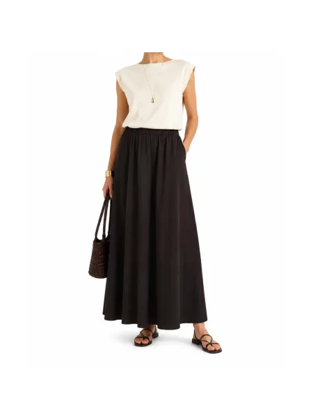 Spódnica maxi Max Mara brązowa