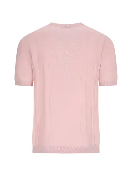 Tricou Tagliatore cu decolteu rotund roz
