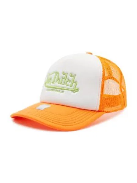 Von Dutch Kšiltovka Trucker Atlanta Oranžová bílá