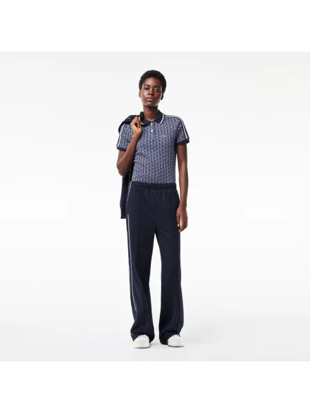 Lacoste поло Monogram блакитне