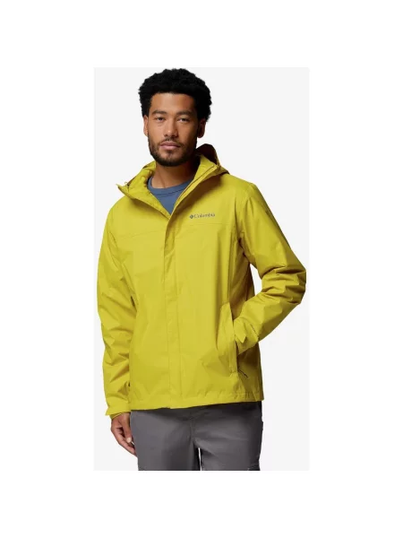 Kurtka z kapturem Columbia Watertight II żywa S żółta