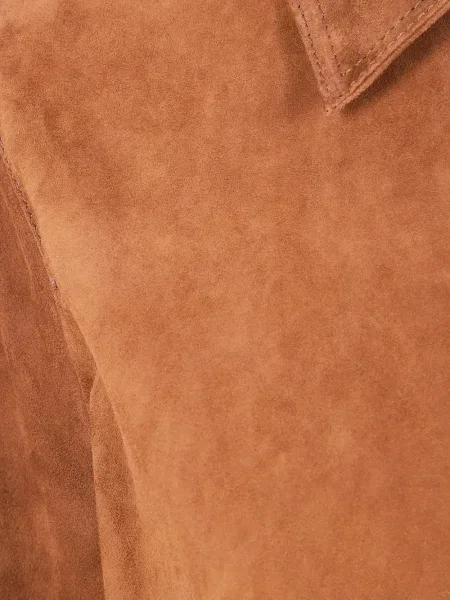 Koszula Semicouture zamszowa brązowa