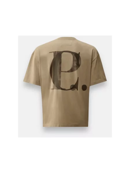 T-shirt C.P. Company Jersey Short Sleeve Logo T-Shir Multi/ Peacoat XXL beżowa