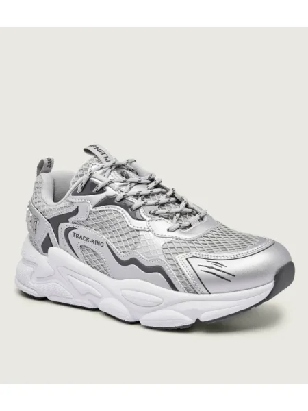 Plein Sport Sneakers TRACK-KING MAG argintiu